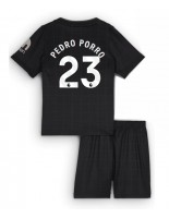 Tottenham Hotspur Pedro Porro #23 Vieraspaita Lasten 2025-26 Lyhythihainen (+ shortsit)